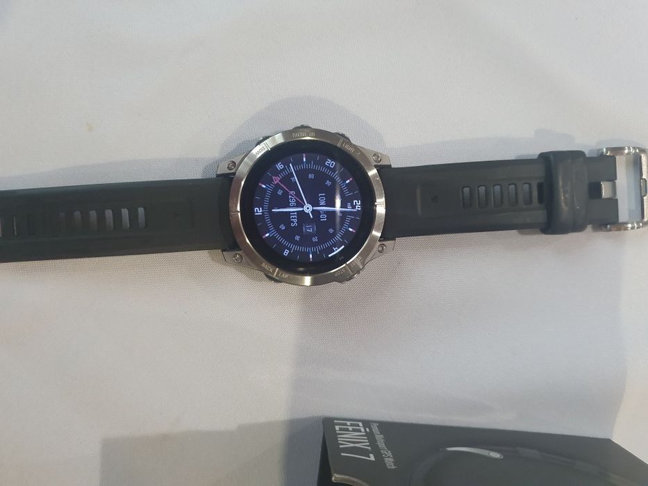 Garmin FENIX 7 Silver/Grafite- мултиспорт смарт часовник