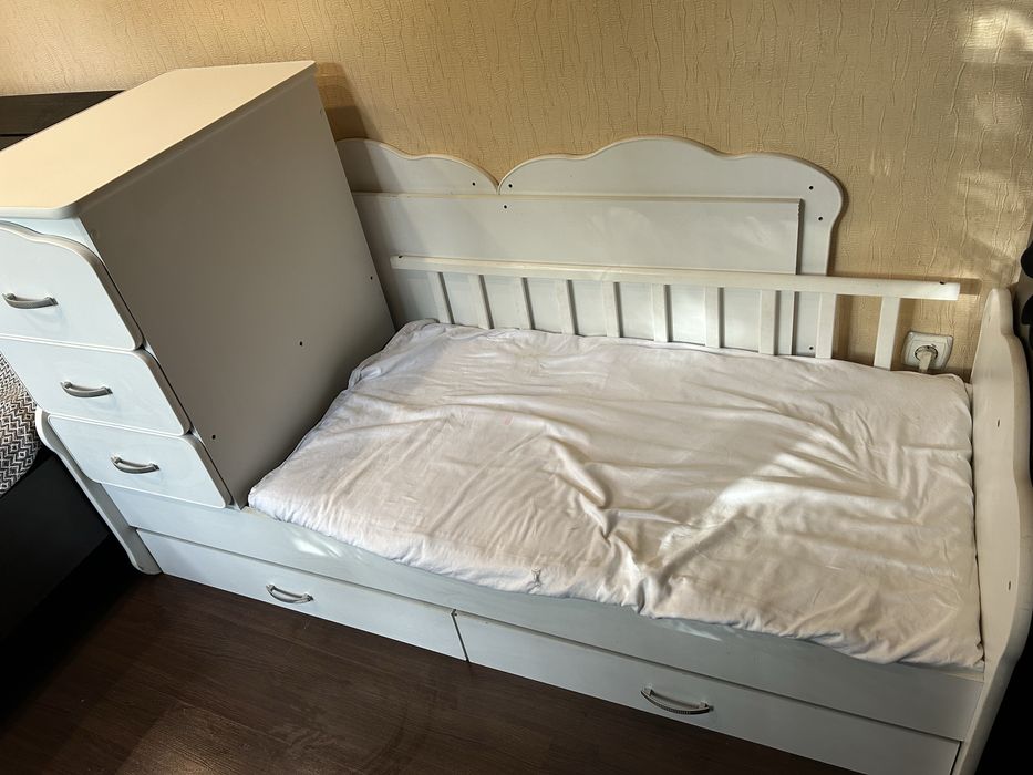 детская кроватка трансформер