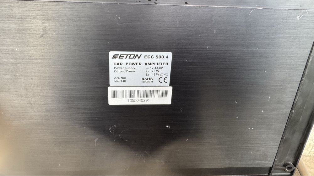Усилитеь eton 500.4 продам срочно !!!