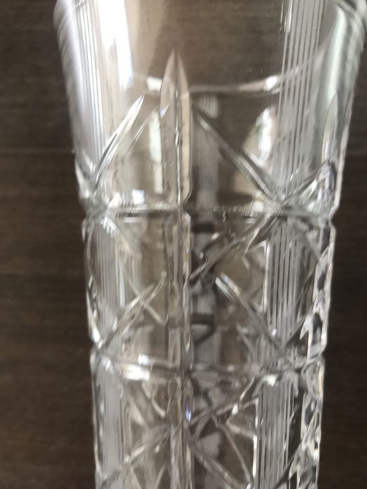 Кристална ваза, оловен кристал