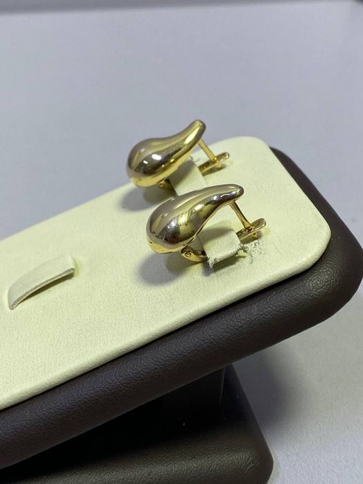 Серьги капля  из золота СТ 30278і