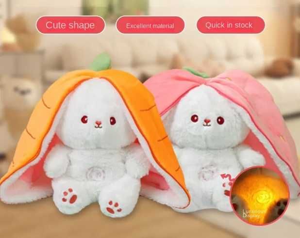 Интерактивна Дишаща плюшена играчка Стич/Зайче/Капибара/Кити и др.