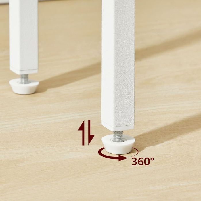 Consola ingusta alba 100cm