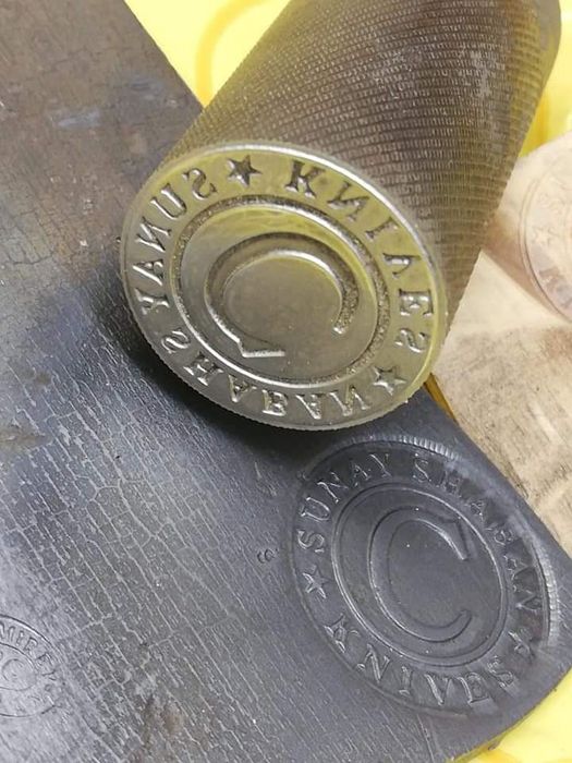 Личен печат.Ръчен печат метален от месинг,щемпел.Печати за кожа.