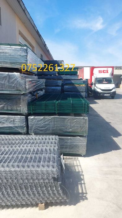 PLasa/ panou bordurat /TEAVA/ STALP 3.5-4.9MM/Zincat /Verde/Gri