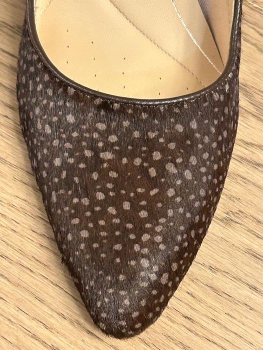 Pantofi cu toc Clarks noi, piele naturală ponei, mărimea 39