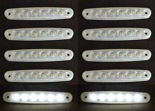 Лед LED габарити за камион с 6 SMD диода  3 ЦВЯТА 12-24V