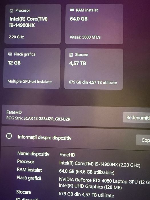Rog Strix Scar 18 Gaming