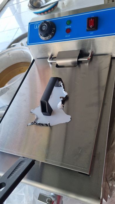 Промышленная Фритюрница 10 литров с краном, frityurnitsa