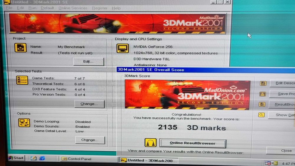 Placa video retro GeForce 256 SDR