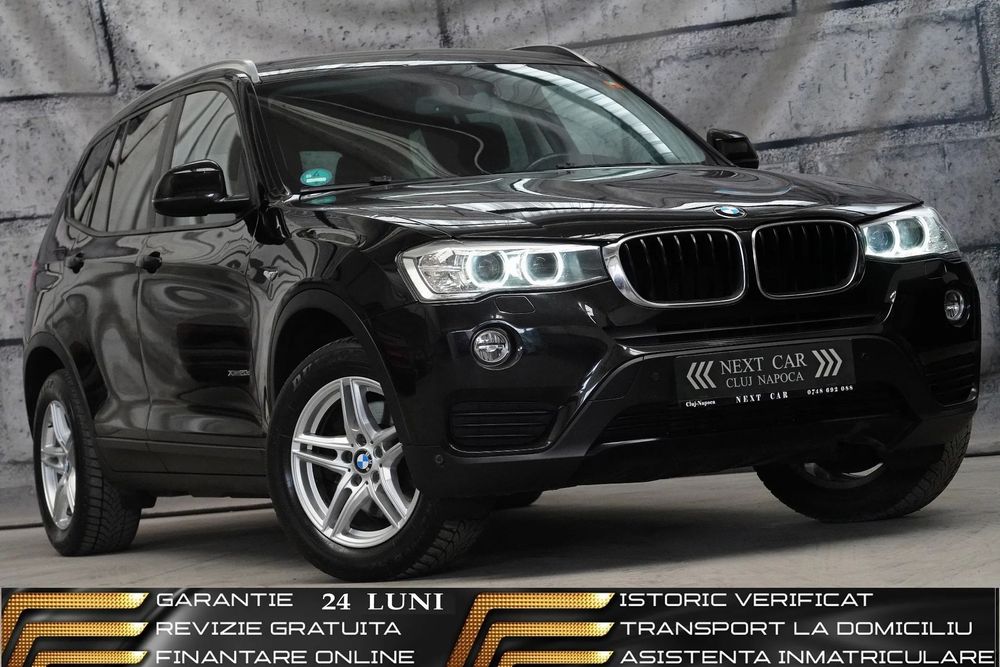 BMW X3 GARANTIE 24 LUNI*RATE*190Cp*4x4*Automat*Navi*Bixenon*Led*Incalzire