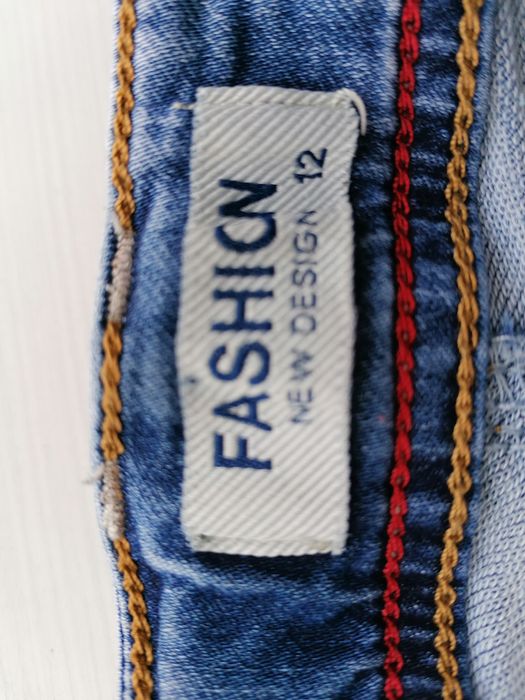 Летни къси дънки еластични размер 12 г.