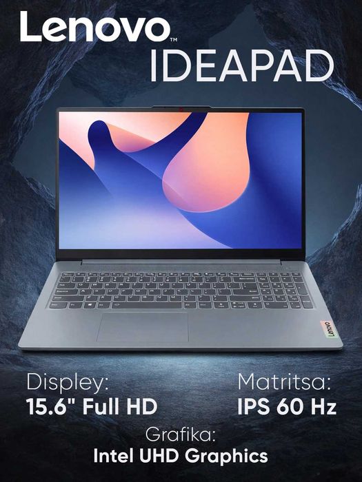 Lenovo IP Slim 3 15IAN8 i3-N305/8/128 UFS/15.6" FHD/W11/Arctic Grey