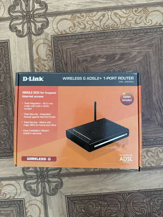 Роутер D-Link DSL-2600U
