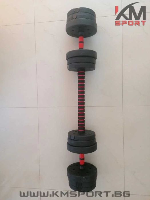 2 нови дъмбела по 10кг,15кг, 20кг /лостове/тежести