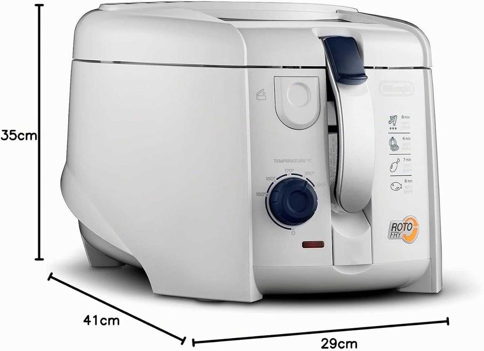 Фритюрник DeLonghi F28211.W1 RotoFry, 1800W, 1.2л.