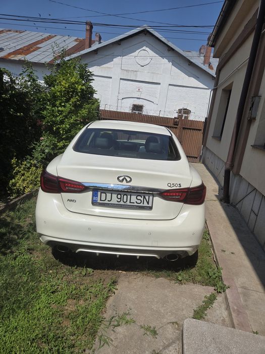 Infiniti Q50S 3.5 Hybrid AWD 2019 (Avariat frontal) - 50.000 km, Motor/Cutie funcționale