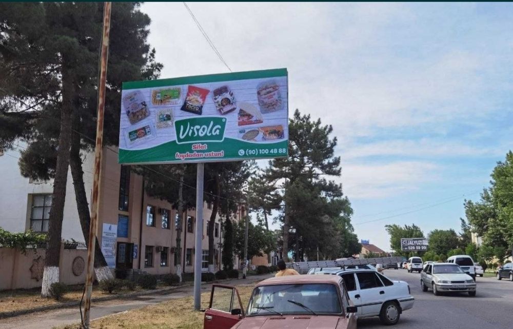 Термиз/Билбордда реклама/Tashqi reklama/Наружная реклама/Bilbordlar/