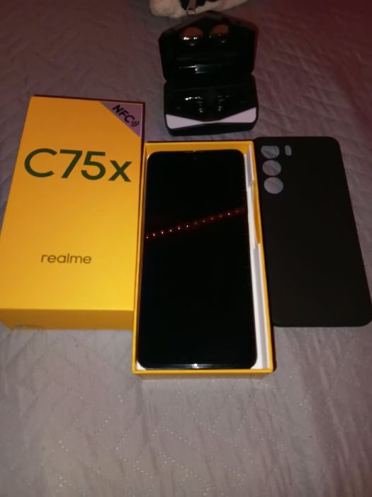 Смартфон Realme C75x 8 ГБ/256 ГБ синий + подарок