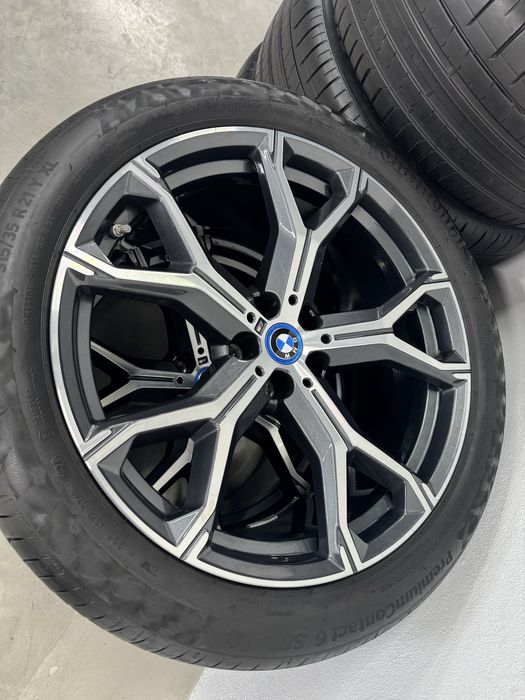 Jante Bmw X5 X6 R21 G05 G06 741M Originale Continental de vara 2024