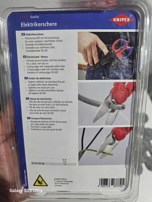 Foarfecă electrician Knipex