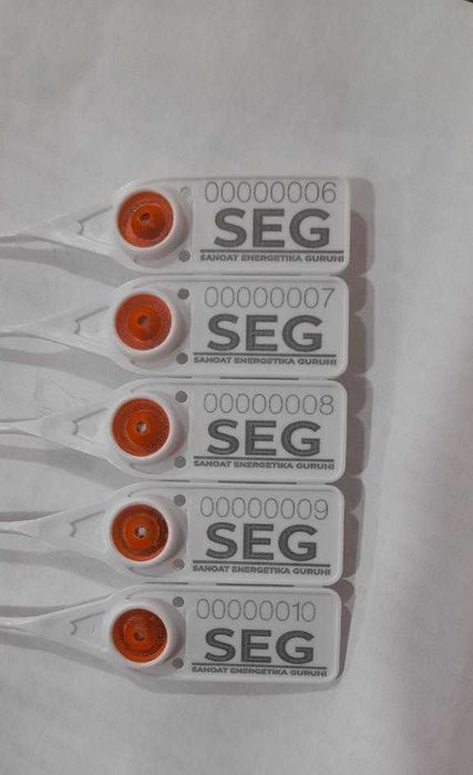 Пломба пластиковая, не Китай, plastic plomba, Хитой эмас, ЕВРОСТАНДАРТ