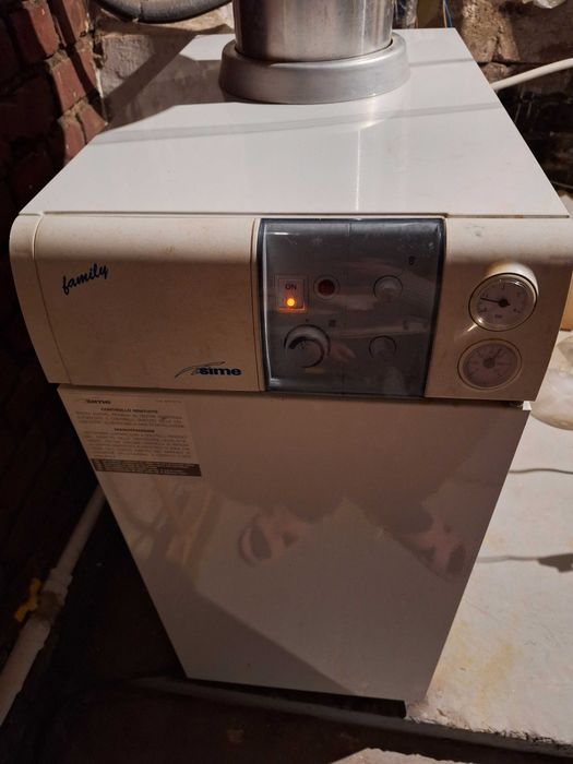 Cazan fonta cu arzator armosferic sime rx 37 ce iono foarte fiabil