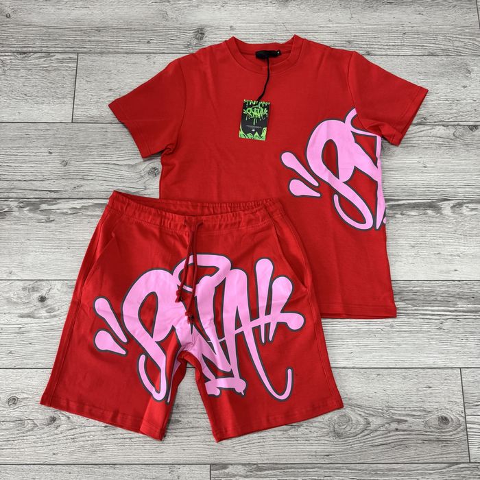 Nike / Syna World / Essentials HELLSTAR / Corteiz Летни Къси Екипи Тениска И къси панталони комплект Памук  /