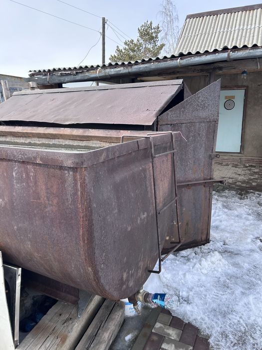 Вагонетка для воды, стальная, самовывоз