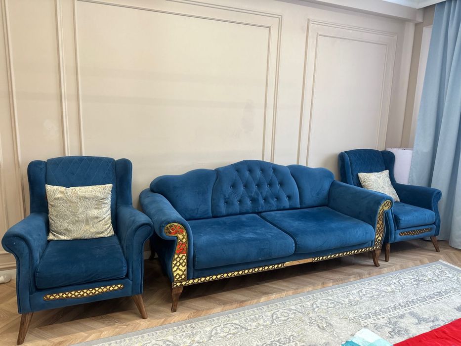 Диван с 2 креслами