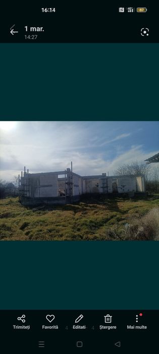 Casă în construcție de vânzare