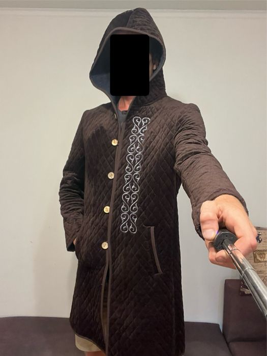 Шапан с капюшоном, размер М