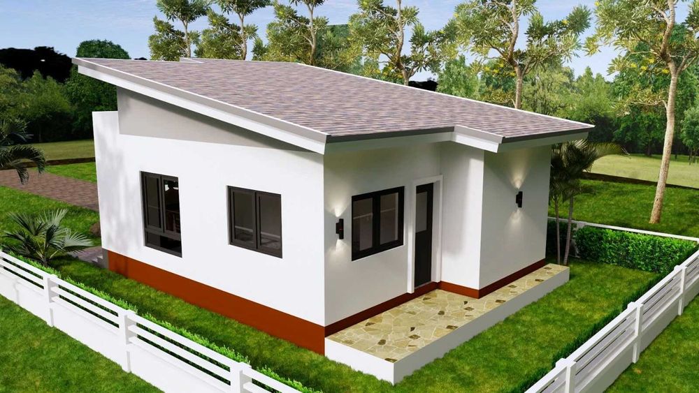 НА ИЗПЛАЩАНЕ - Луксозна сглобяема къща с 2 спални, 55 кв. м