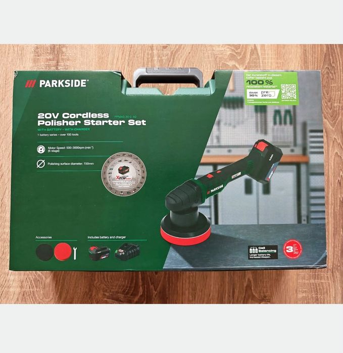 Mașina aparat de slefuit sau polish Parkside 20V