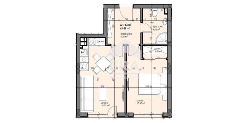 Продава се Двустаен апартамент в Банкя - 54 кв.м за 2686 €/кв.м - Снимка #2