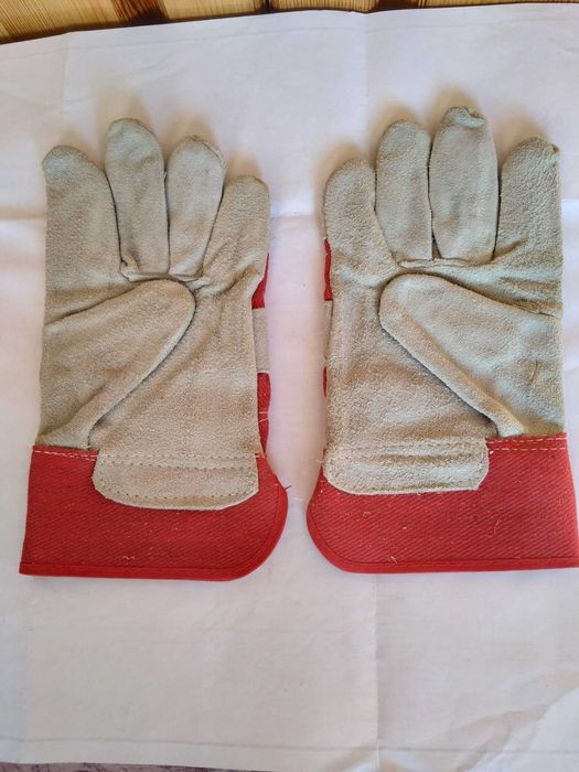 Мъжки кожени ръкавици и нови работни кожени ръкавици,огнеустойчиви