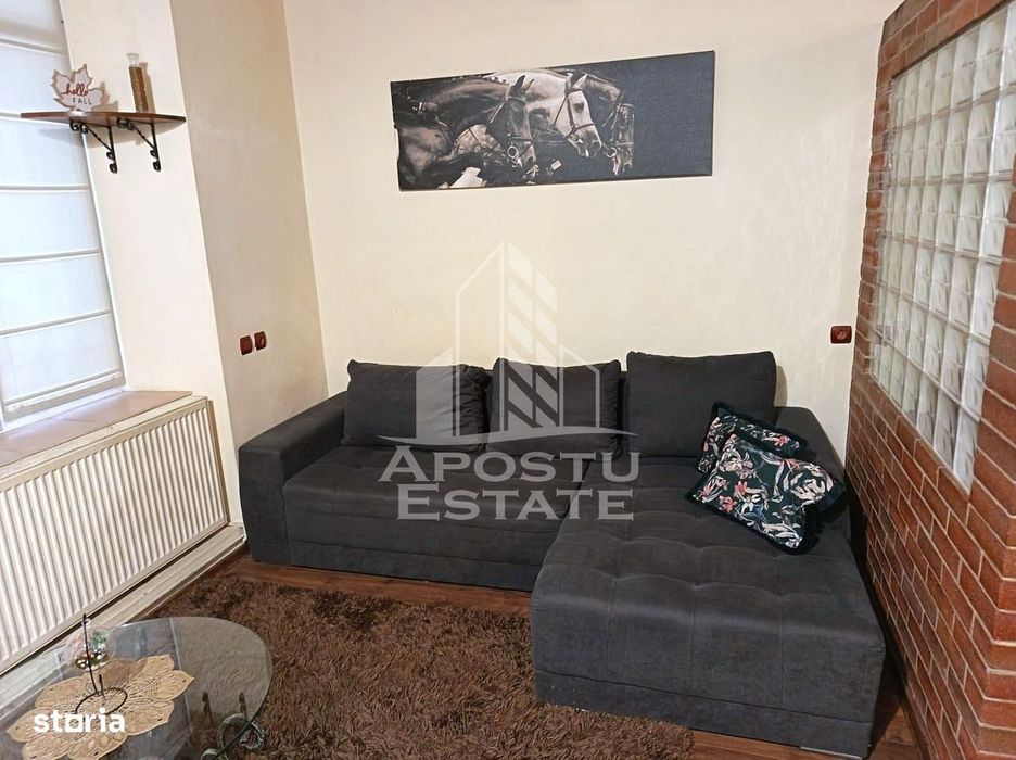 Apartment de închiriat cu 2 camere,curte si gradina,zona Iosefin