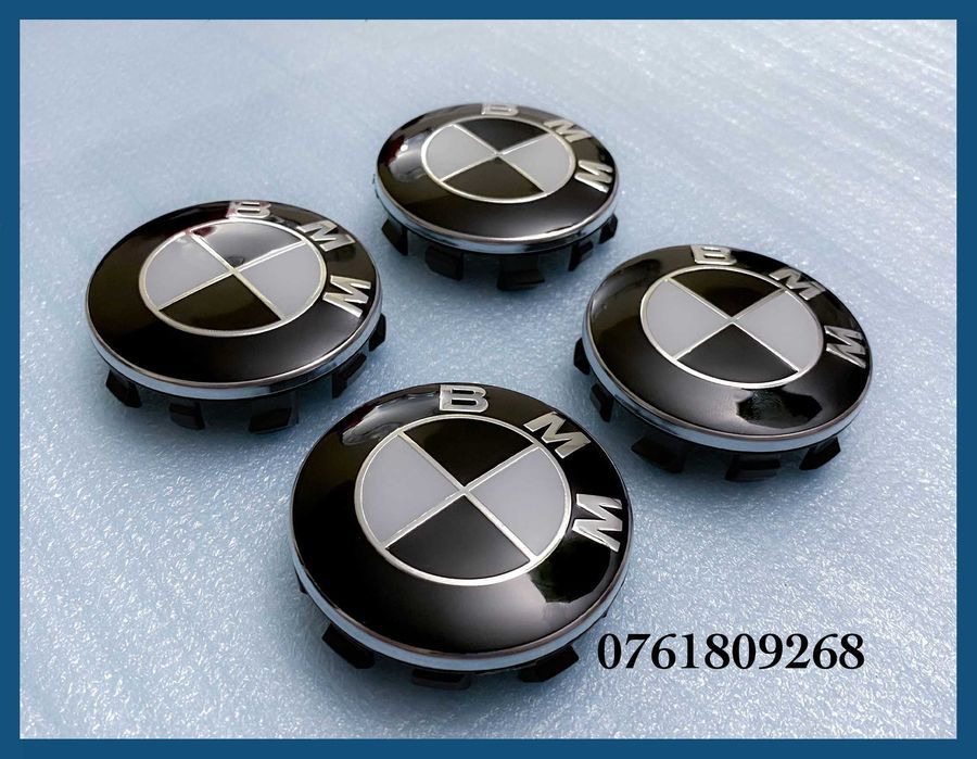Set 4 capace 56mm jante aliaj BMW seria 1 2 3 4 5 6 7 X1 X3 X5 X6
