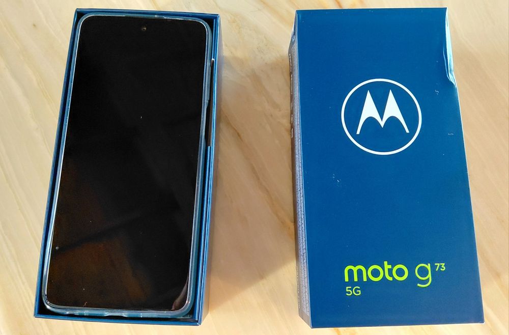 Motorola Moto G73 5G | 256GB / 8GB RAM | Midnight Blue | Като Нов!