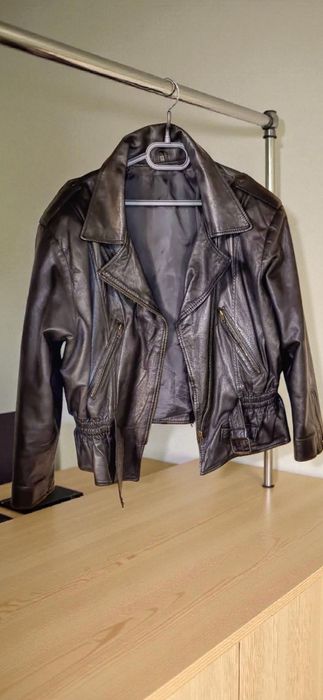 Яке от естествена кожа- 44 размер/ унисекс