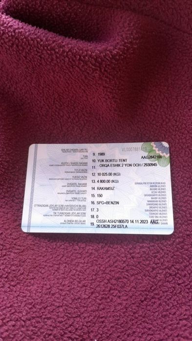 Zil bartavoy sotiladi