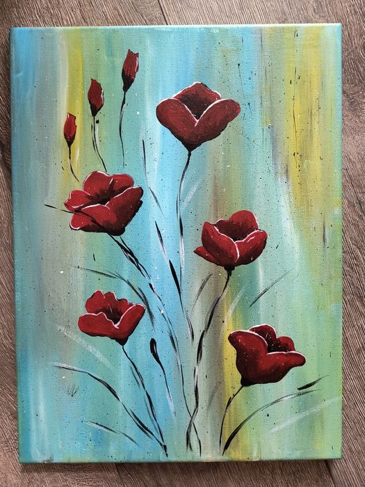 Ръчно рисувани акрилни картини