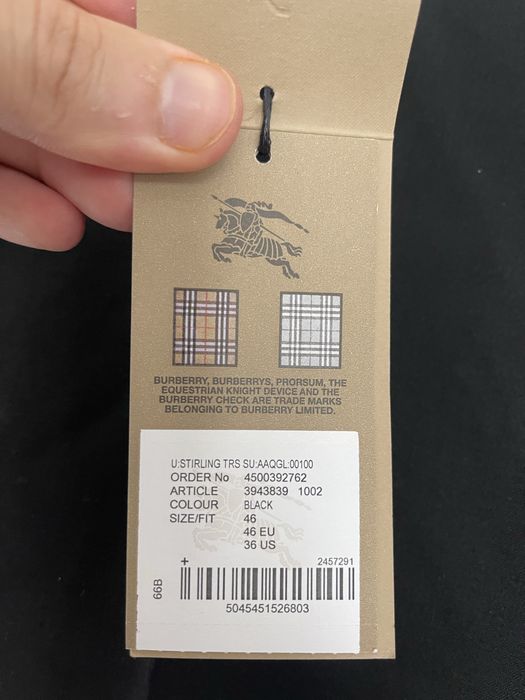 Pantaloni Burberry