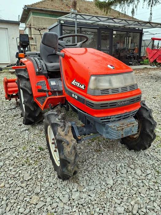 Японски трактор KUBOTA A-14 Aste 14 к.с. 4WD с фреза - ДЖЕЙ ТРЕЙДИНГ