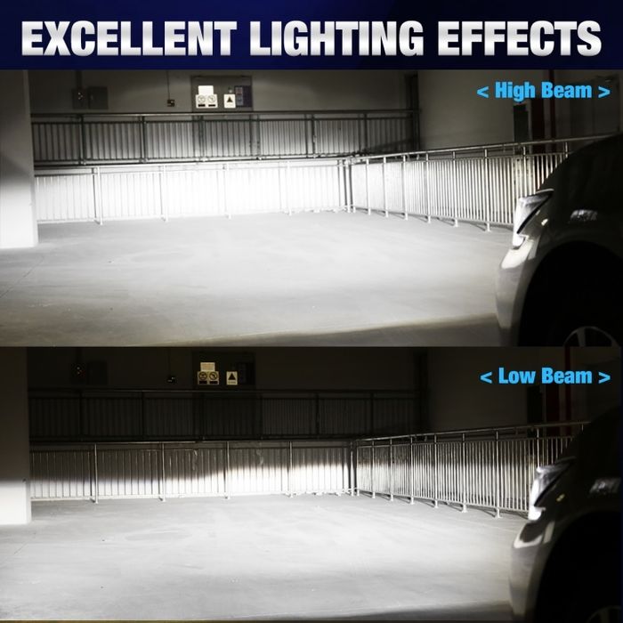 2 БРОЯ LED Диодни крушки H7 200W 9-32V +300%