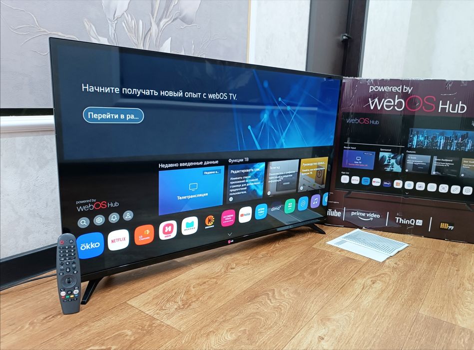 Телевизор LG Смарт ТВ 4k webOS.