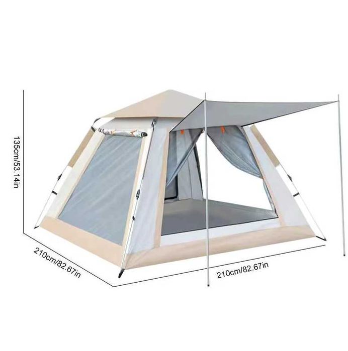 Палатка автомат 4 мест Размер-210х210х135 см Доставка бесплатно
