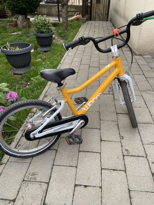 Bicicletă Woom 3, 16”, galbena