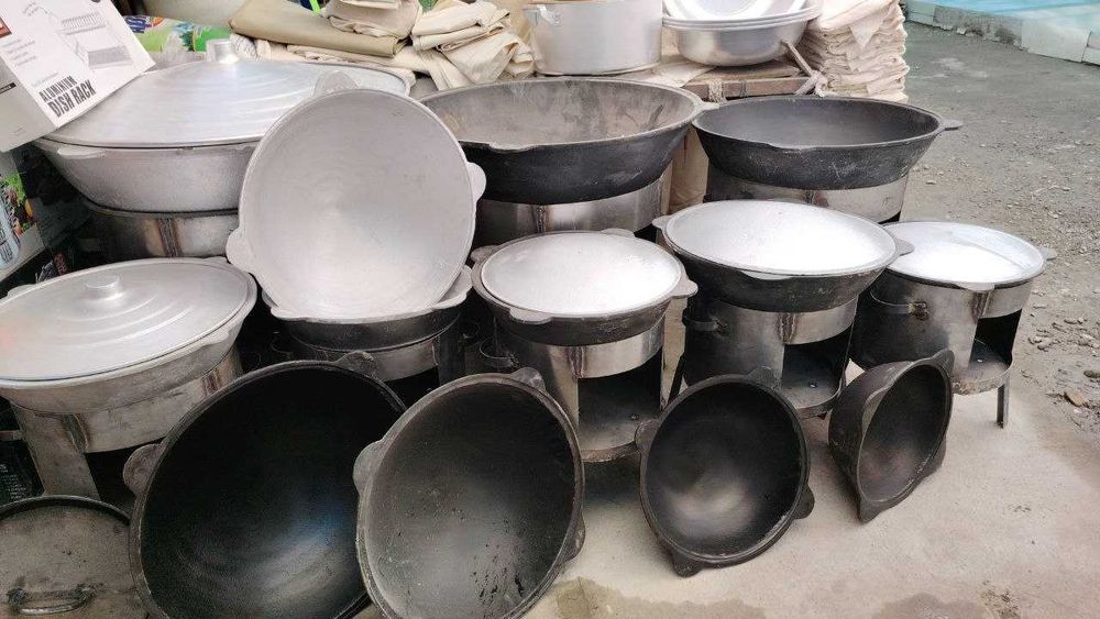 Duralumin, chugun qozonlar sotiladi
