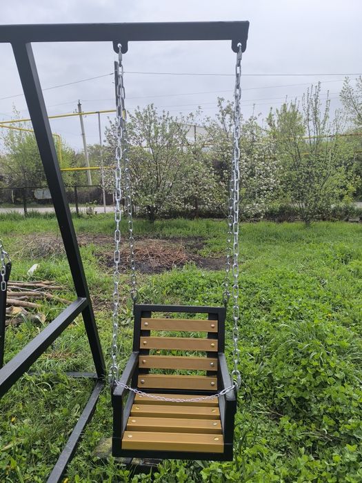 Двойная  качеля (взрослая и детская)